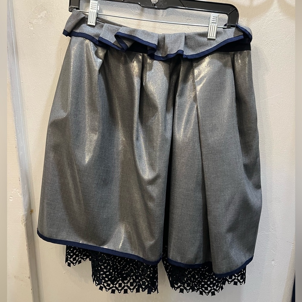 Kolor Gray Lace Skort